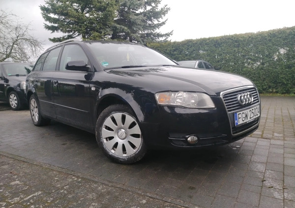 Audi A4 cena 18500 przebieg: 166000, rok produkcji 2007 z Wąbrzeźno małe 232